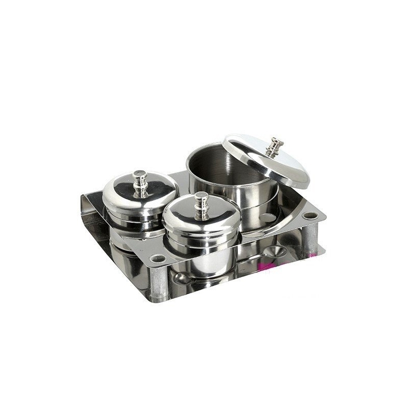 Set 3 Pahare Inox pentru Unghii - 1