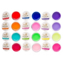 Set 12 Gel UV Color - Lila Rossa Neon Series - 1