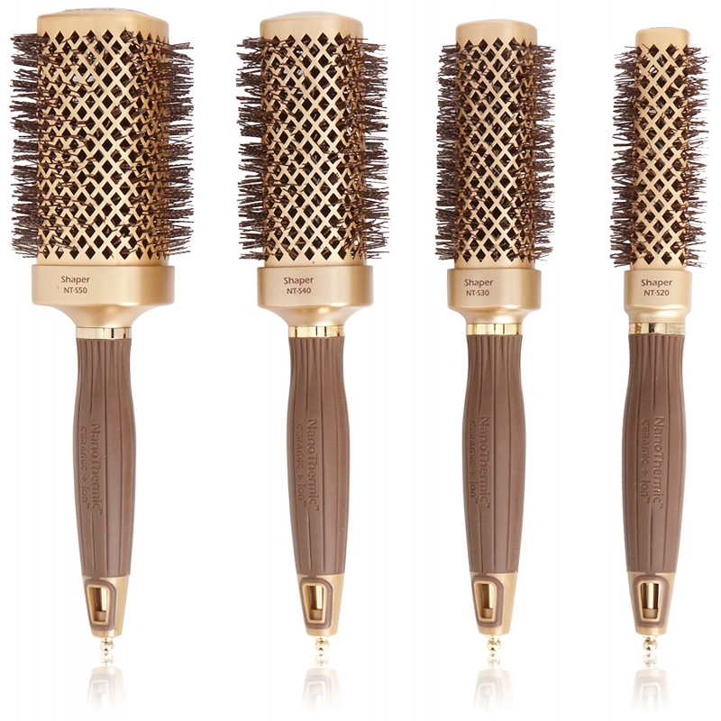 Set 4 perii pentru par Nano Thermic Shaper Olivia Garden - 1