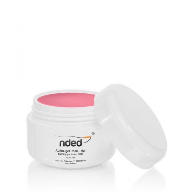 Gel UV constructie nded 15ml Roz Transparent - 1