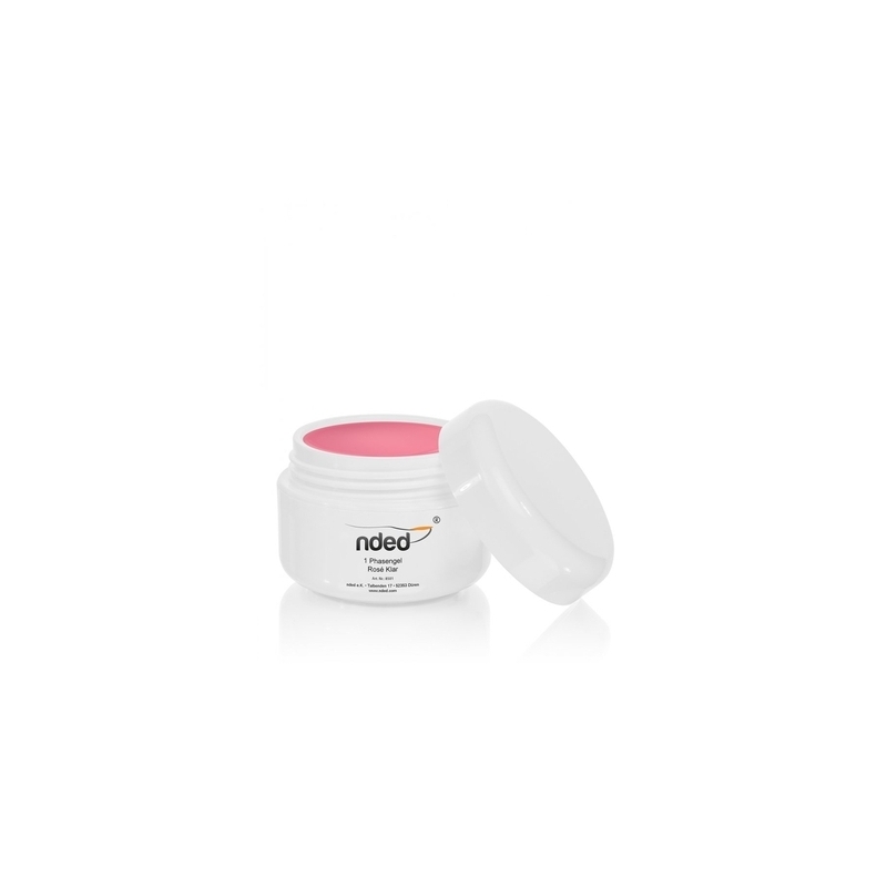 Gel uv 3 in 1 nded 15 ml Rose clear - 1