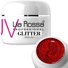 Gel uv color Lila Rossa GLITTER 5 g E24-04 - 1