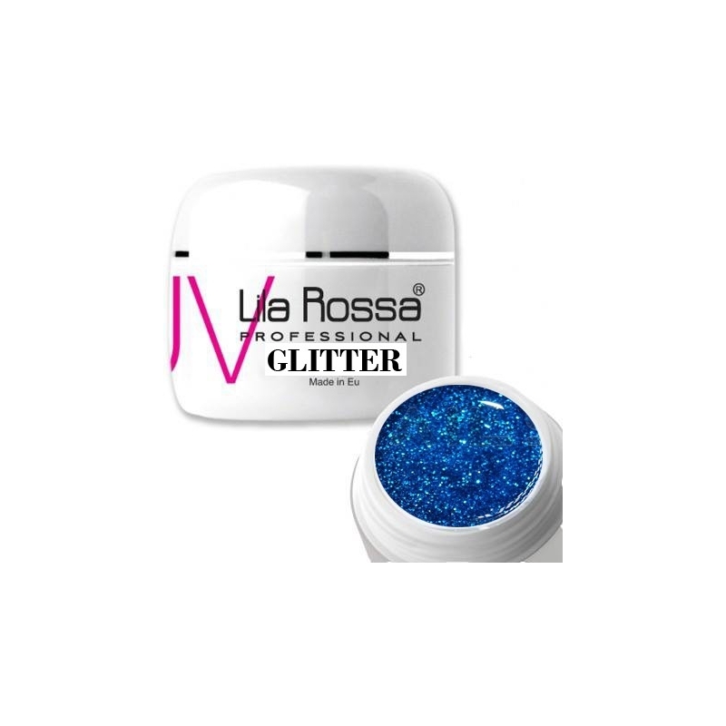Gel uv color Lila Rossa GLITTER 5 g E24-07 - 1