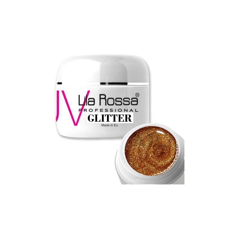 Gel uv color Lila Rossa GLITTER 5 g E24-08 - 1