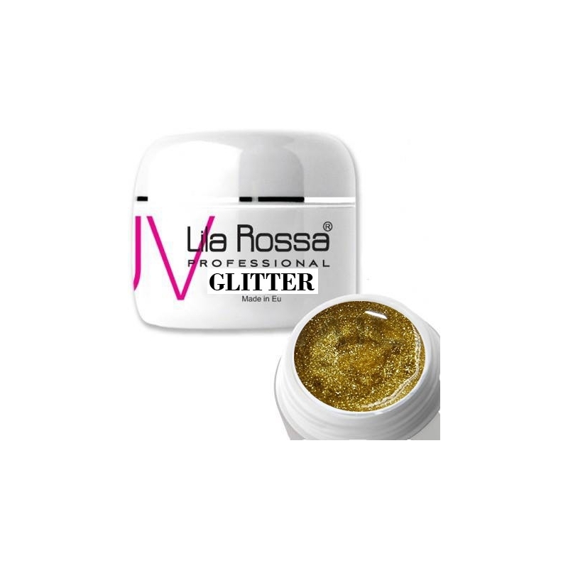 Gel uv color Lila Rossa GLITTER 5 g E24-09 - 1