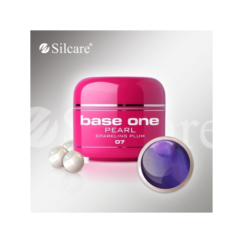 Gel UV Color Base One 5 g Pearl sparkling-plum-07 - 1