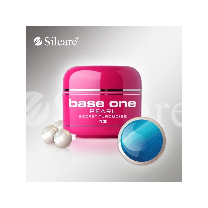 Gel UV Color Base One 5 g Pearl secret-turquoise-13 - 1