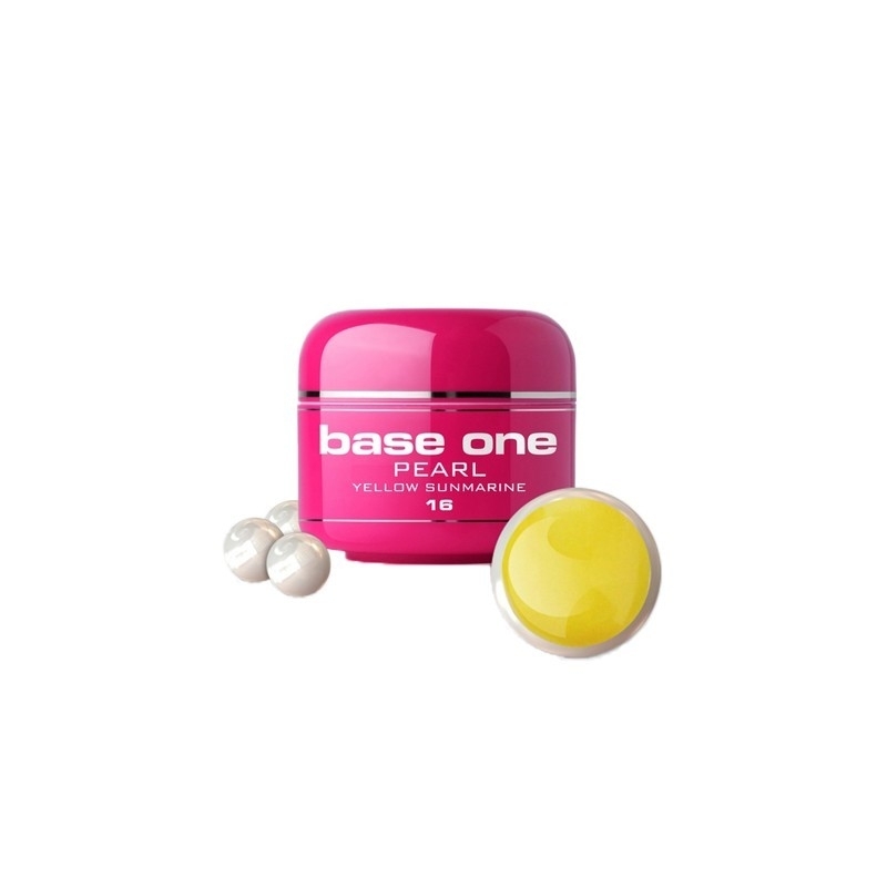 Gel UV Color Base One 5 g Pearl yellow-sunmarine-16 - 1