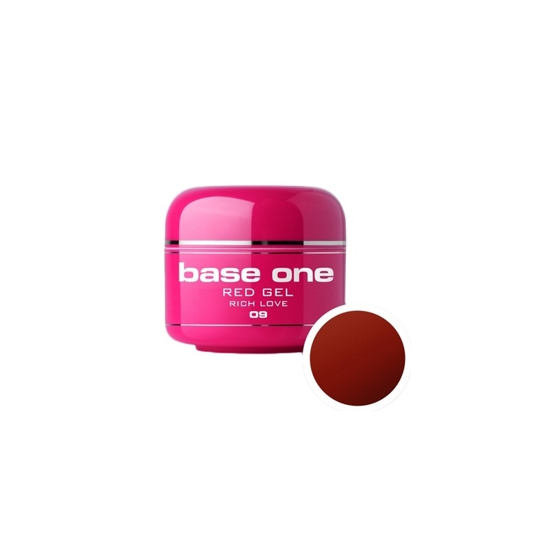 Gel UV Color Base One 5 g Red rich-love-09 - 1