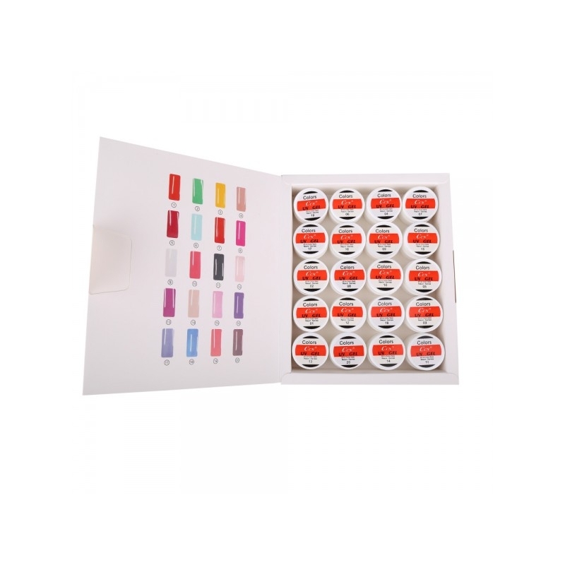 Set geluri color ccn 20 culori neon series - 1