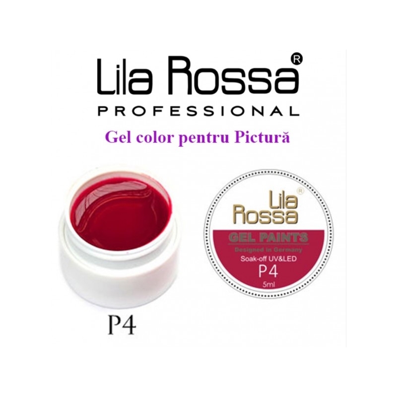 Gel UV Pictura Lila Rossa Nr.04 - 1
