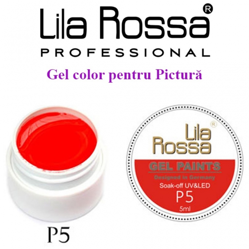 Gel UV Pictura Lila Rossa Nr.05 - 1