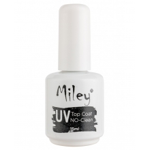 Top Coat UV fara degresare Miley pentru gel 15ml - 1