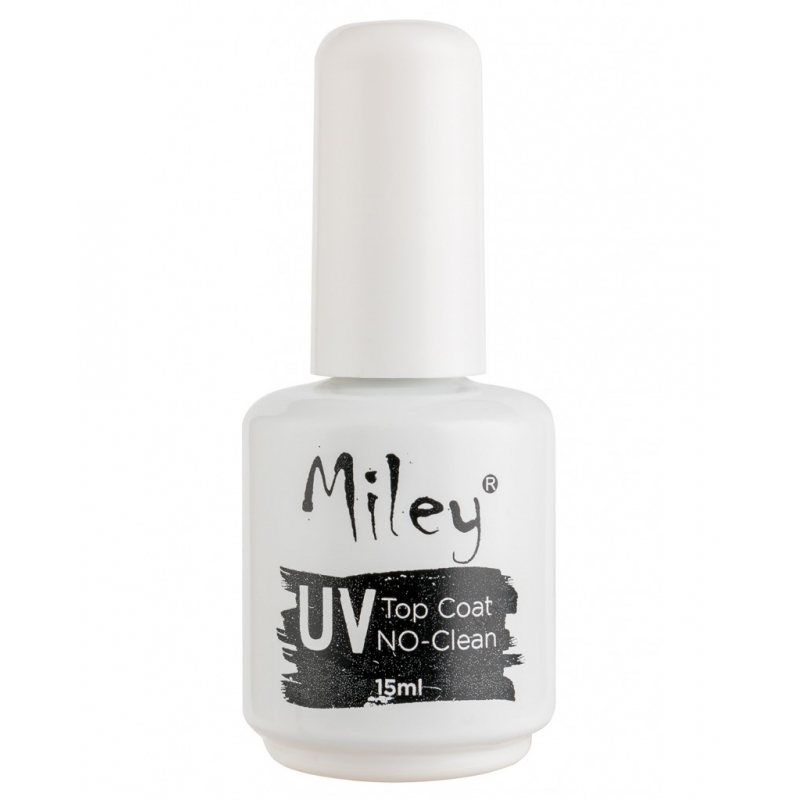 Top Coat UV fara degresare Miley pentru gel 15ml - 1