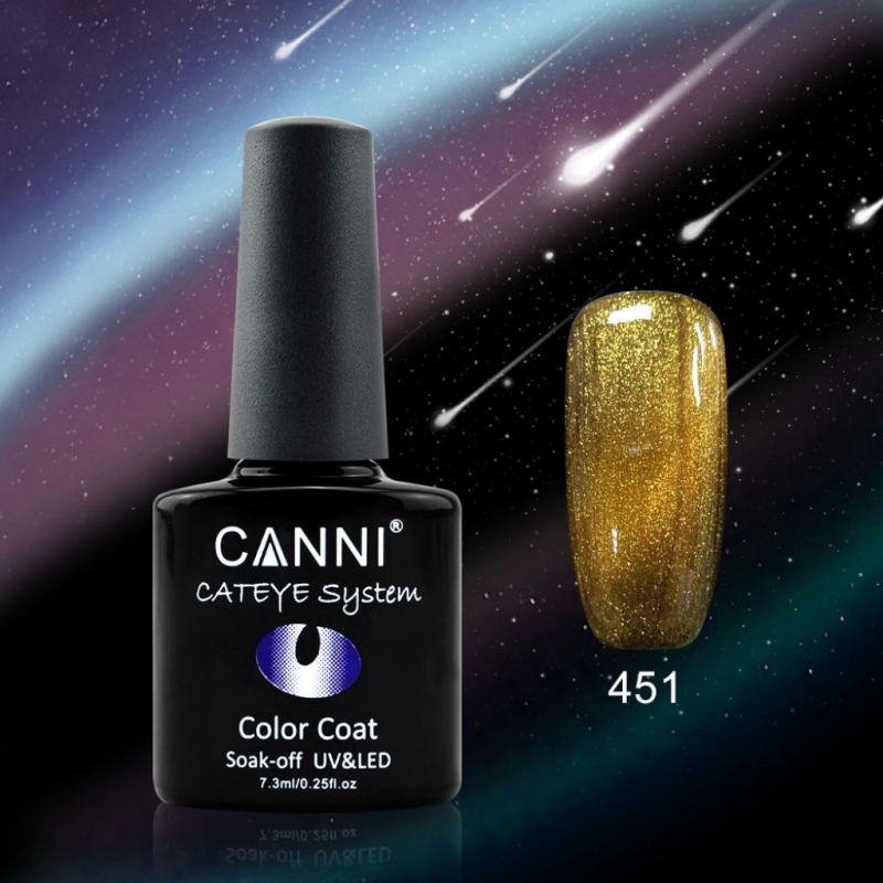 Oja Semipermanenta CANNI Chameleon Cat Eyes 451 - 1