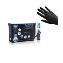 Manusi Unica Folosinta S,M,L din Nitril Fara Pudra Roial Black 100 Buc - 1