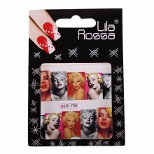 Sticker Unghii cu Efect 3D Lila Rossa Marilyn Monroe - 1