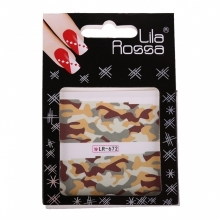 Sticker Unghii cu Efect 3D Lila Rossa Army - 1