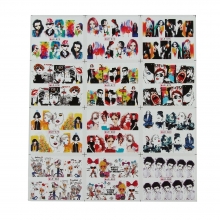 Sticker Unghii 12 In 1 Lila Rossa Urban - 1
