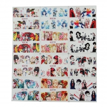 Sticker Unghii 12 In 1 Lila Rossa Romantic - 1