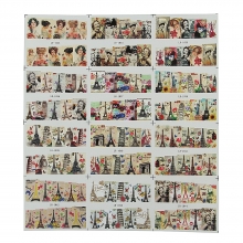 Sticker Unghii 12 In 1 Lila Rossa Paris - 1