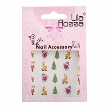 Sticker Unghii 3D Lila Rossa Reni - 1