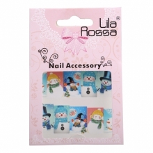 Sticker Unghii 3D Lila Rossa Oameni de Zapada cu Joben - 1