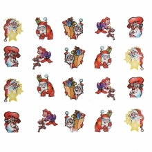 Sticker Unghii 3D Lila Rossa Cadouri - 1
