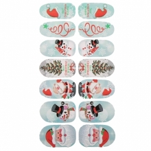 Sticker Unghii 14 In 1 Lila Rossa Oameni de Zapada - 1