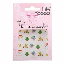 Sticker Unghii 3D Lila Rossa Braduti - 1