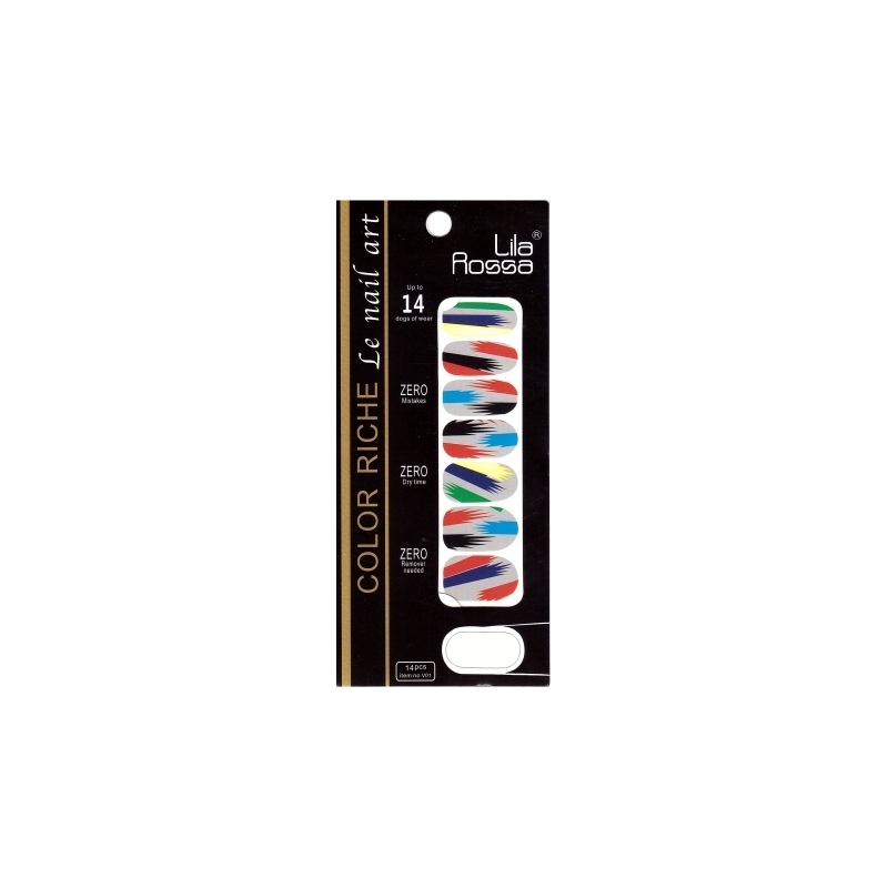 Sticker Unghii 14 In 1 Lila Rossa Lr007 - 1