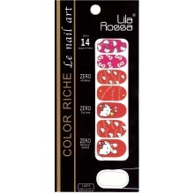Sticker Unghii 14 In 1 Lila Rossa Lr009 - 1