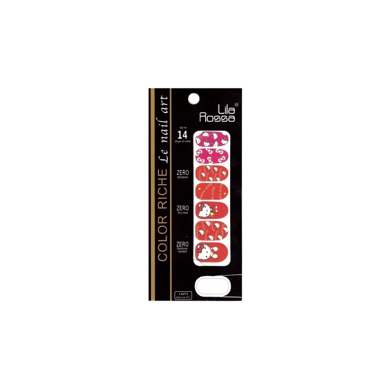 Sticker Unghii 14 In 1 Lila Rossa Lr009 - 1