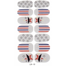 Sticker Unghii 14 In 1 Lila Rossa Lr010 - 1