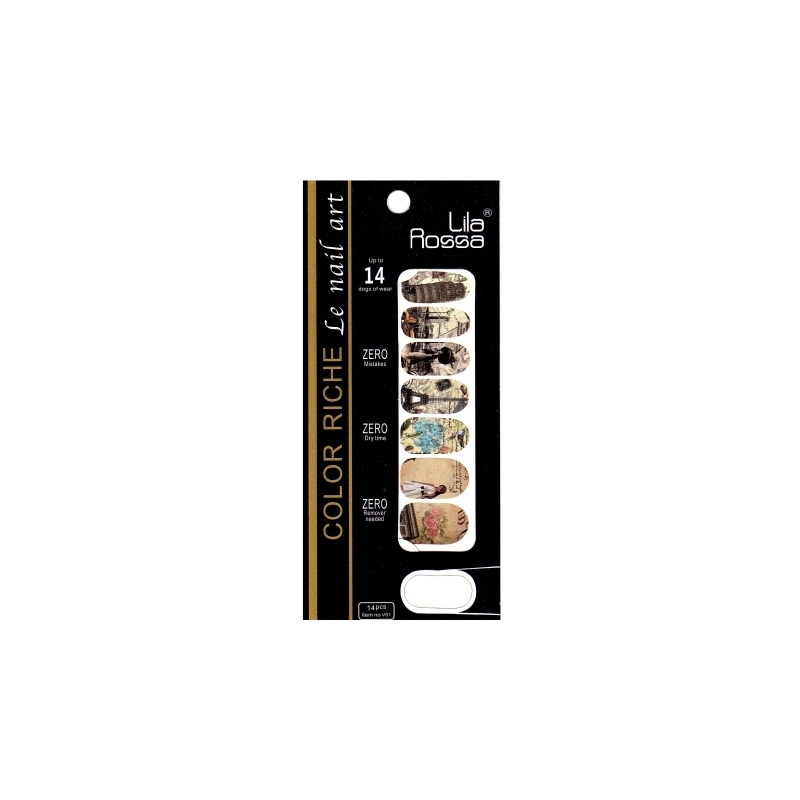 Sticker Unghii Lila Rossa Lr012 - 1