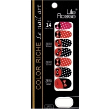 Sticker Unghii 14 In 1 Lila Rossa Lr016 - 1