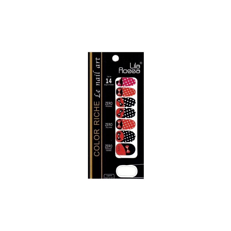 Sticker Unghii 14 In 1 Lila Rossa Lr016 - 1