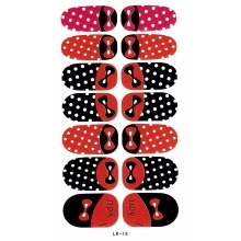 Sticker Unghii 14 In 1 Lila Rossa Lr016 - 1