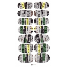 Sticker Unghii 14 In 1 Lila Rossa Lr013 - 1
