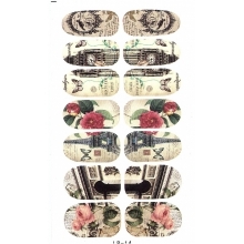 Sticker Unghii 14 In 1 Lila Rossa Lr014 - 1