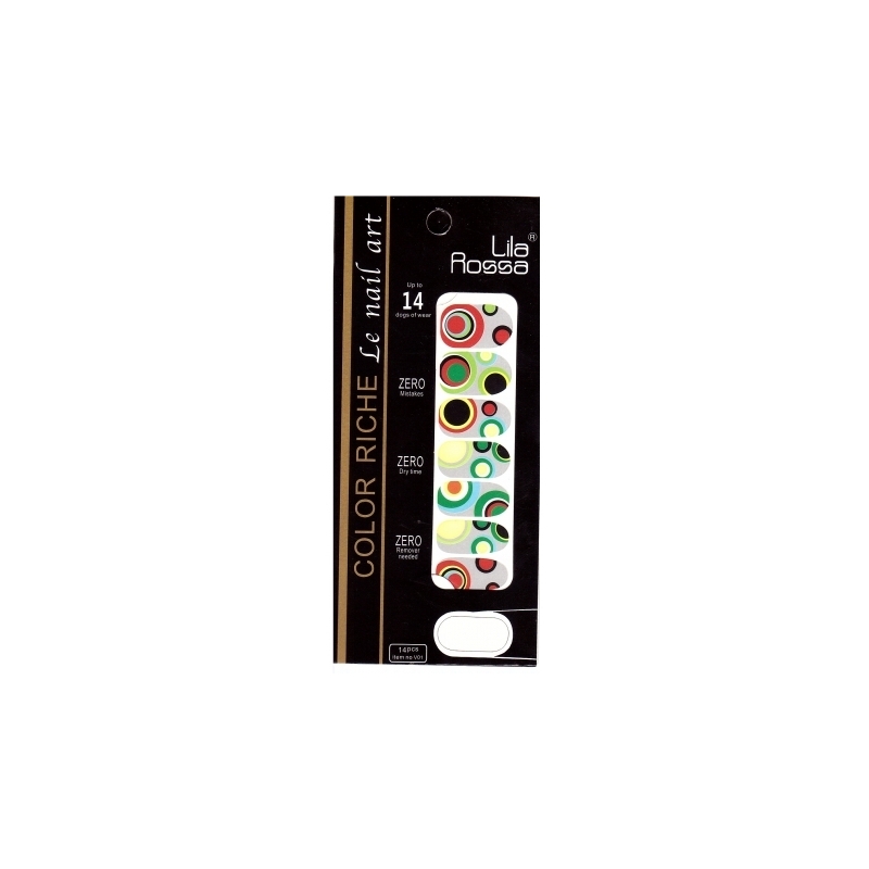 Sticker Unghii 14 In 1 Lila Rossa Lr001 - 1