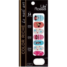 Sticker Unghii 14 In 1 Lila Rossa Lr019 - 1