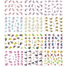 Stickere Unghii 12in1 cu Legume si Fructe - 1