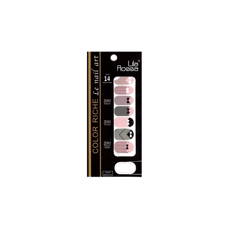 Sticker Unghii 14 In 1 Lila Rossa Lr026 - 1