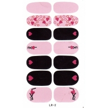 Sticker Unghii 14 In 1 Lila Rossa Lr002 - 1