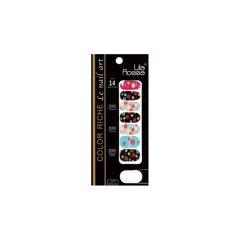 Sticker Unghii 14 In 1 Lila Rossa Lr023 - 1