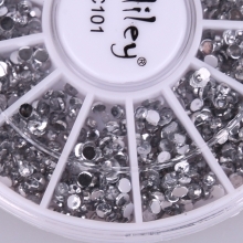 Decor Pentru Unghii Miley 12 Pozitii Silver - 1