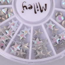 Decor Pentru Unghii Miley 12 Pozitii Stele Mixt - 1