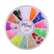 Decor Pentru Unghii Miley 12 Pozitii Color Mix - 1