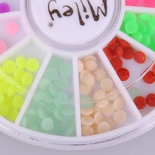 Decor Pentru Unghii Miley 12 Pozitii Color Mix - 1